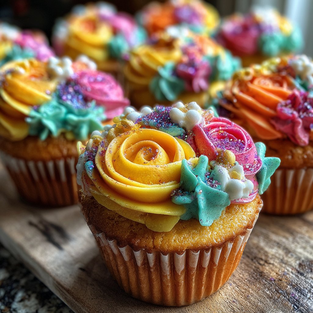 Frosting Techniques for Floral Cupcakes