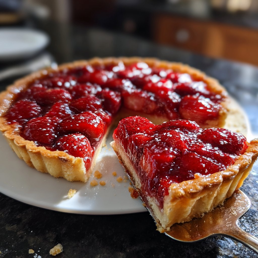 Caramelized Strawberry Tart