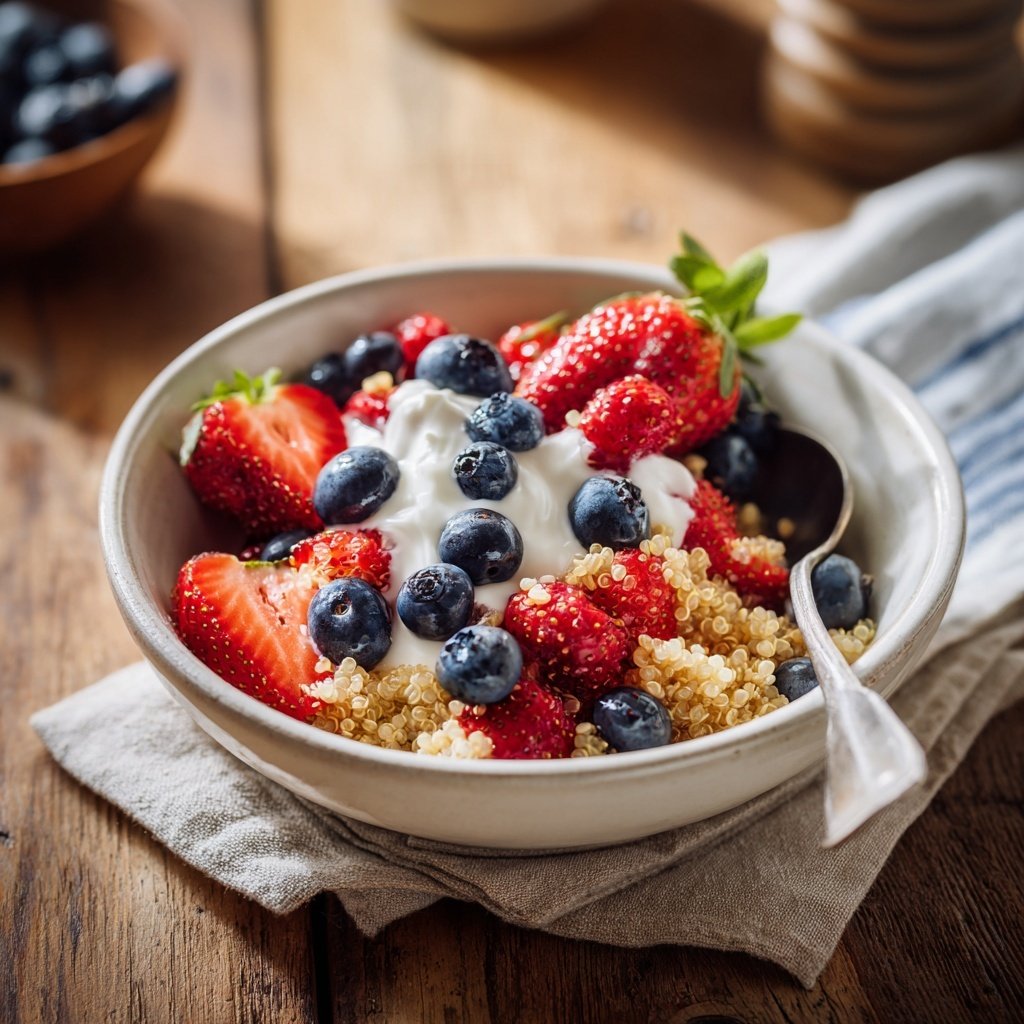 Morning Berry Quinoa Bowl