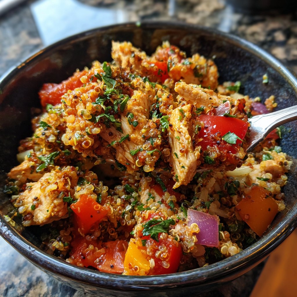 Spicy Chicken & Quinoa Bowl