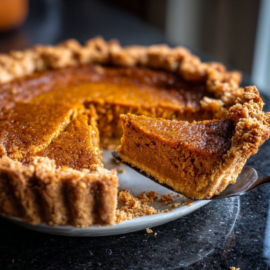 Festive Spiced Pumpkin Pie