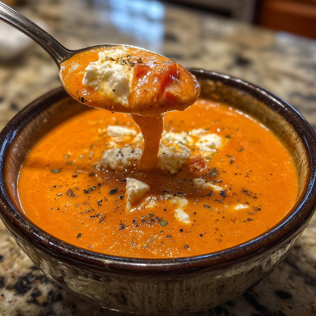 Creamy Tomato Cottage Cheese Soup